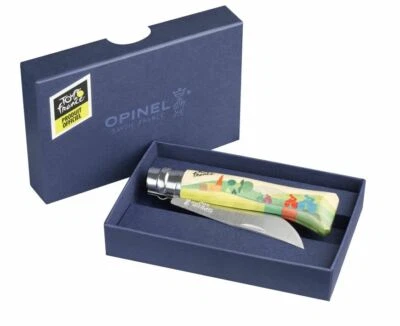 Opinel N°08 Tour de France Sublimé 2021 Inox, coffret, fabriqué en France