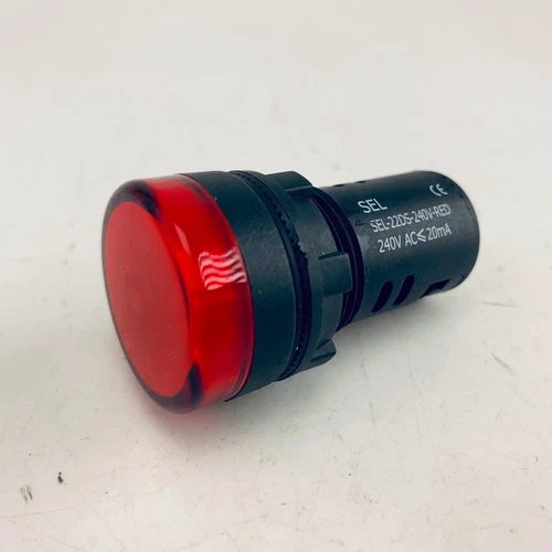 SEL SEL22DS240VRed 22mm LED Pilot Light 240V AC RED - NEW - Picture 1 of 2