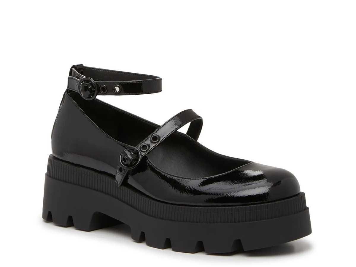 ULKIN CANVAS x BETTY BOOP CHUNKY PLATFORM MARY JANE★BLACK Black Bubble Anarchic Mary Jane Platform