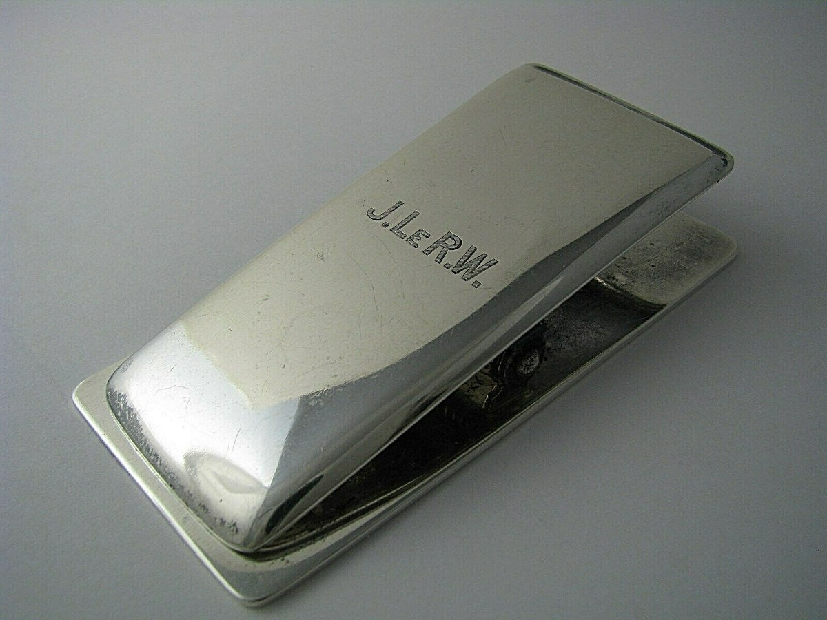 てぃふぁにーページ TIFFANY & Co STERLING SILVER PAPER CLIP Tiffany & Co.1908