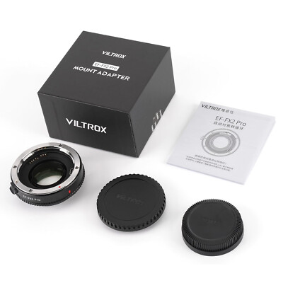 Viltrox EF-FX2 Pro AF Auto Focus Lens Adapter for Canon EF Lens to Fuji X Mount