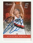 Nicolas Batum Signed 2012-13 Panini Prestige Card #11 Auto Blazers Autograph COA