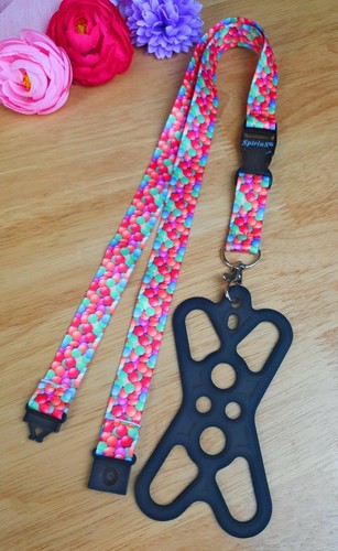 Spirius Mobile phone silicone lanyard belt neck bracelet necklace clip set - 第 58/180 張圖片