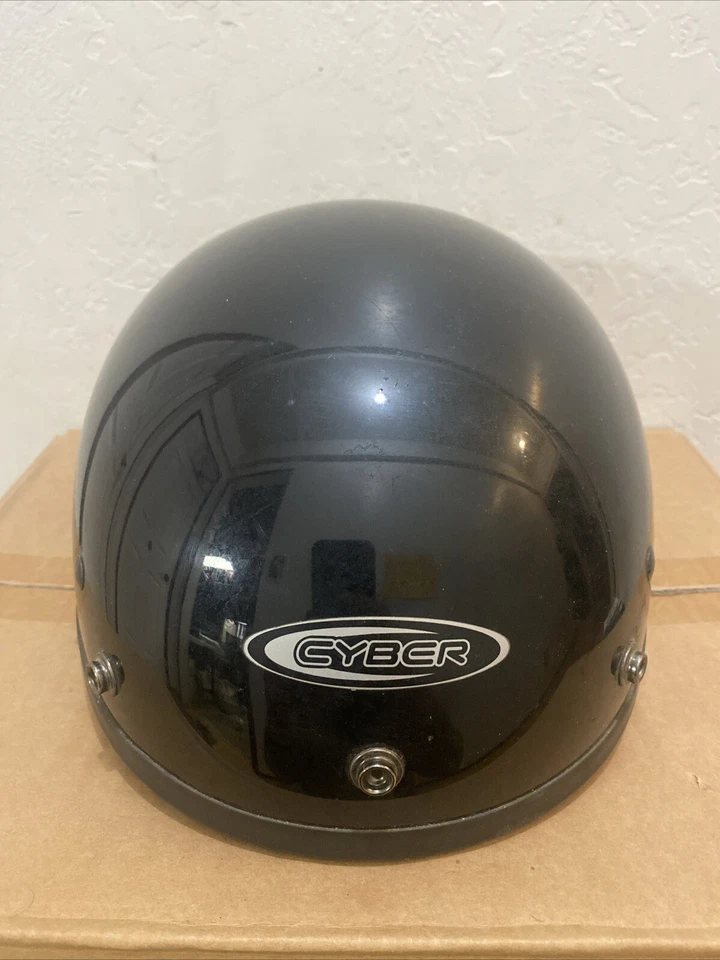 Motorcycle Helmet. Cyber (Model # U-70). Size XL - Image 3 of 4