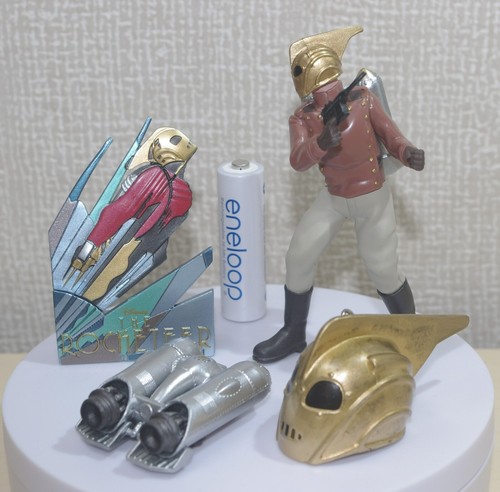 THE ROCKETEER ( 1991 ) MOVIE COLLECTION # Complete 4 Types Figures # capsule toy - Picture 7 of 14