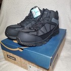 Propet Men's Seeley Hi Construction Boot Dark Grey Black Size 14 Waterproof NIB