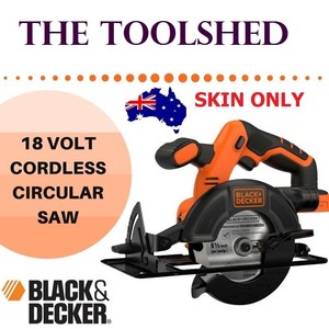 Black Decker Cordless Circular Saw Skin 18v Lithium Bare Power Tool House Diy Ebay