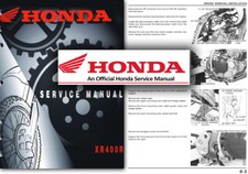 Honda XR400R Service Workshop Repair Manual XR 400 R XR400 Factory Shop