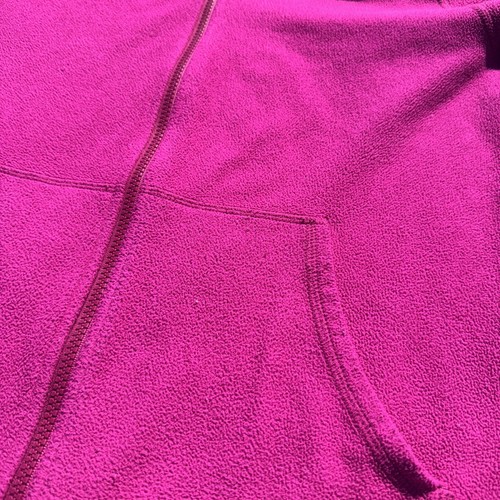 North Face Fleece Jacket Girls XL 18 Pink Glacier Full Zip Hooded - Picture 5 of 14
