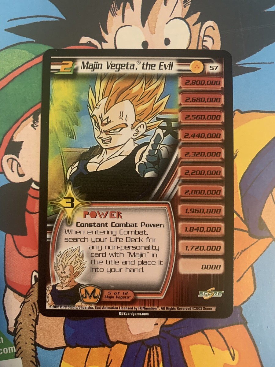Majin Vegeta, The Evil #57 NM Vintage Babidi Saga SCORE Dragon