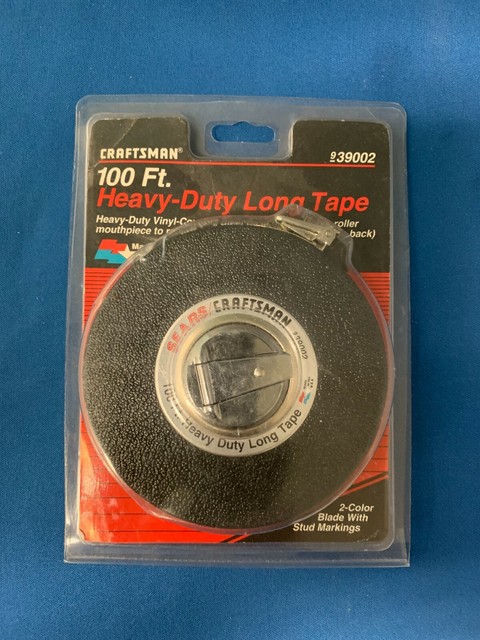 Vintage Sears Craftsman 100 Ft Tape Measure For Sale Online Ebay