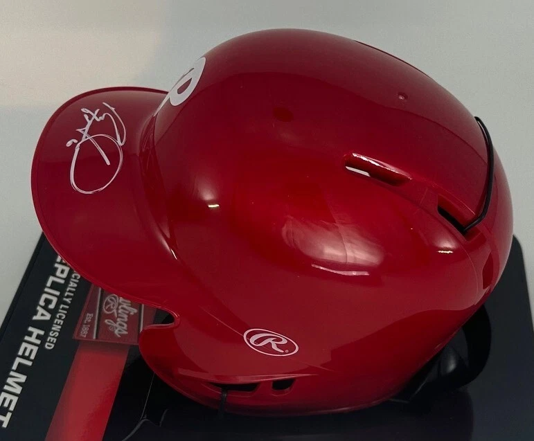 Mini Casco de Béisbol Rawlings Firmado Campeón de la WS Phillies Ryan Howard AUTO - BAS Foto 2 de 2