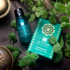 PEPPERMINT ESSENTIAL OIL Spa Ceylon Ayurveda Organic 100% Herbal Natural 20ml