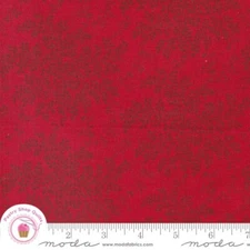 Moda PINE VALLEY 30746 13 Red Tonal  BASIC GREY Quilt Fabric CHRISTMAS