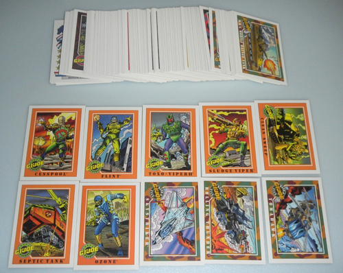 Complete Set of 1-200 Vintage G.I. GI Joe Lot 3.75 ARAH 1991 Impel Trading Cards