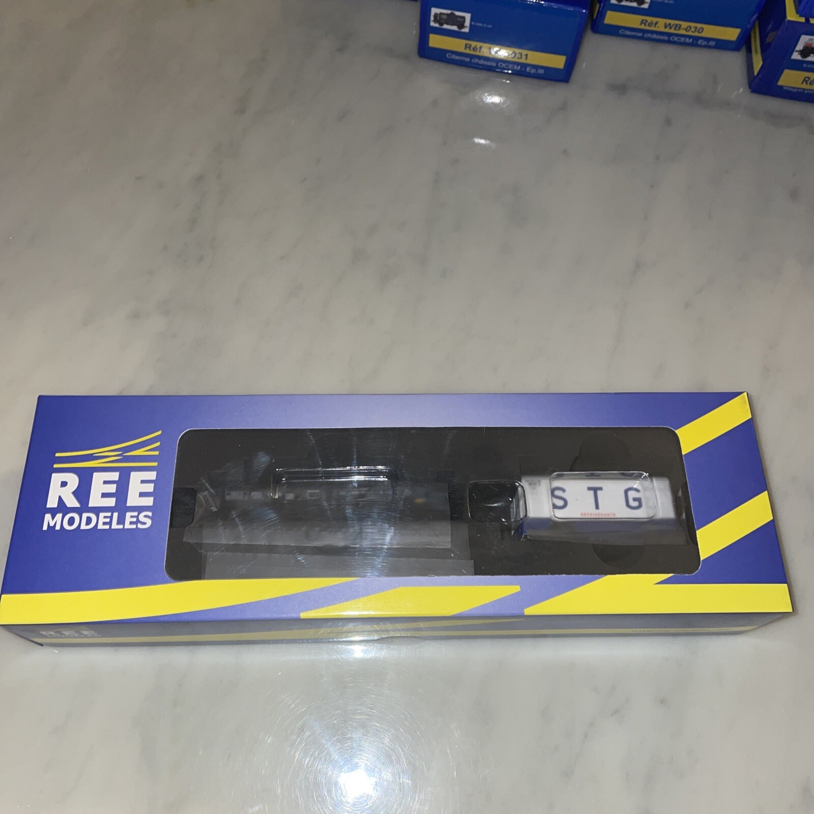 Wagon miniature REE Modèles WB 068 pour réseau ferroviaire HO