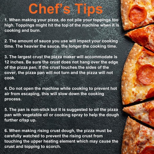 Pizza eléctrica MasterChef de 12" - Imagen 6 de 9