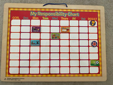 Melissa Doug Hanging Magnetic Responsibility Chart Chores And Reward Magnets