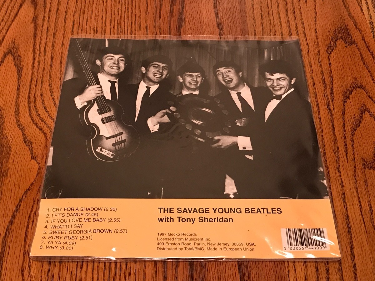 BEATLES ~ THE SAVAGE YOUNG BEATLES WITH TONY SHERIDAN ~ 10-INCH