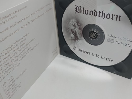 Bloodthorn Onward Into Battle Black Metal CD Marduk Immortal SOM Press Absu FAST - Picture 2 of 3