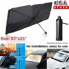 Foldable Large Sun Shade Truck Van Car Windshield Visor Uv Block Cover Protector