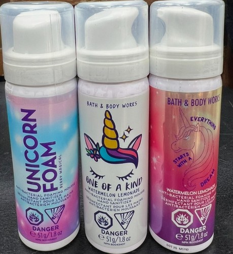 Bath Body Unicorn, 1 of A Kind, Melon Lemon Foaming Mousse Hand Sanitizer 1.8 oz - 第 1/1 張圖片