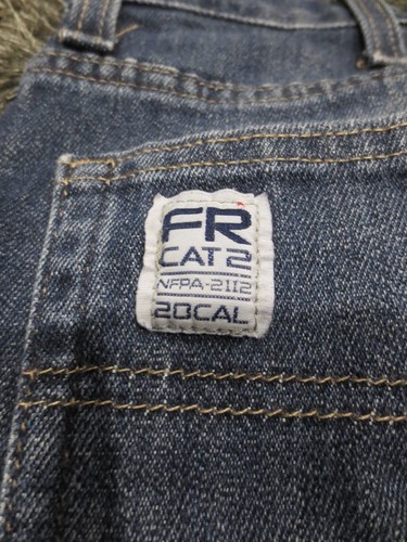 Tyndale FRC Mens Jeans 30x25 Blue Denim Cat 2 Fire Flame Resistant Made In USA - Picture 5 of 18