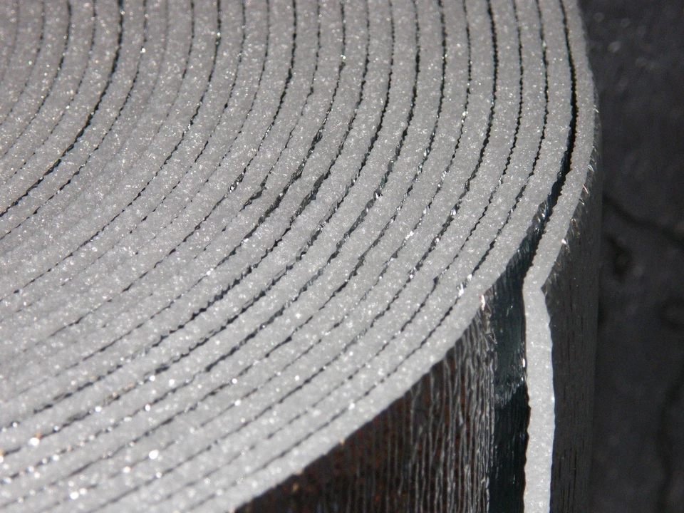 4FT X 100FT REFLECTIVE FOAM CORE SILVER INSULATION (PLUS 2INCH  X 50YARDS TAPE) - Image 4 of 4