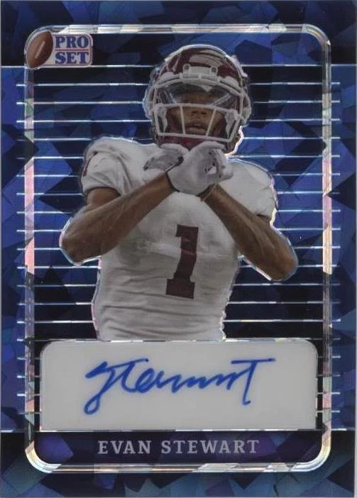 2023 Leaf Pro Set Metal Evan Stewart #PA-ES1