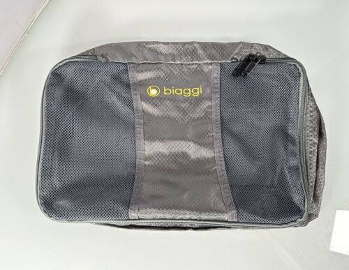 Biaggi Large (14.5”x9.5”x5”) Grey Mesh Zipper Travel Luggage Packing Cube Zipsak - Picture 4 of 8
