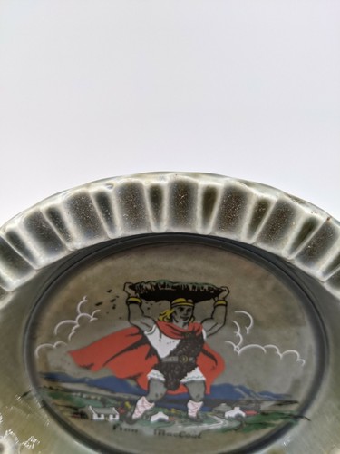 Vintage Finn MacCoul IRISH Porcelain Ashtray Dish Made In Ireland By Wade Armagh - Picture 8 of 10