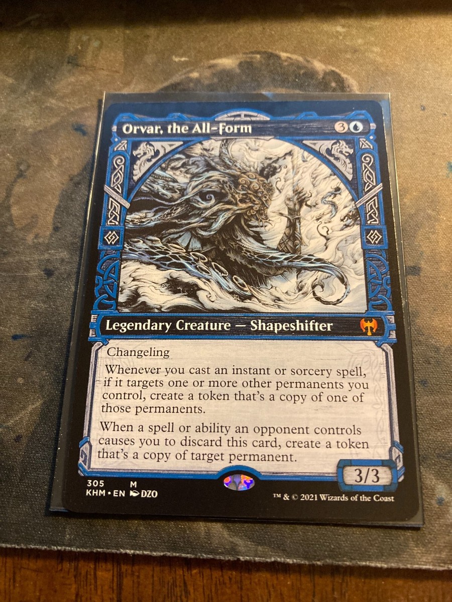 Orvar, the All-Form 1x FOIL KHM MTG Kaldheim Mythic MINT blue Orvar, the All-Form 1x FOIL KHM MTG Kaldheim Mythic MINT blue