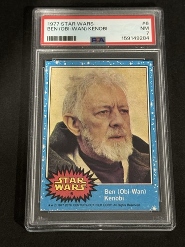 1977 Topps Star Wars #6 Ben (Obi-Wan) Kenobi — PSA 7