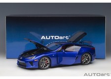 AUTOart 1/18 Lexus LFA Supercar Pearl Blue Diecast Model Limited Edition