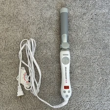 BEACHWAVER S1.25 ROTATING CURLING IRON White ~ Excellent Condition