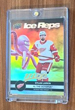 2023-24 Upper Deck MVP Ice Reps Gold Dylan Larkin / Al The Octopus IR-25