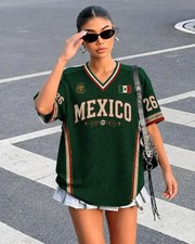Personalized Vintage Mexican Soccer Shirt, Aztec Football Fan Graphic Tee, Gift