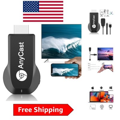 Seamless 4K Wireless Display Adapter with Miracast for iPhone, Android & Laptops