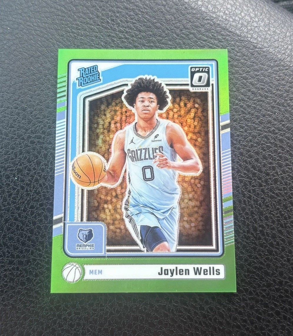 2024-25 Panini Donruss Optic - Rated Rookie Jaylen Wells #252 Lime Green /149