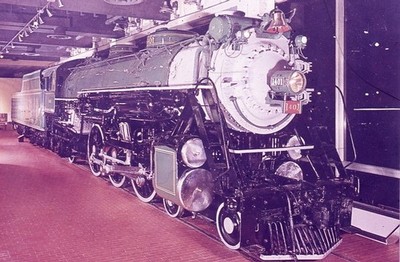SOU southern 4-6-2 1401 museum piece dupe color slide