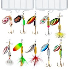 Large Fishing Lures with Tackle Boxes