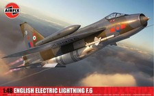 Airfix 1-48 Scale English Electric Lightning F.6. Fighter Jet, Plastic Model Kit
