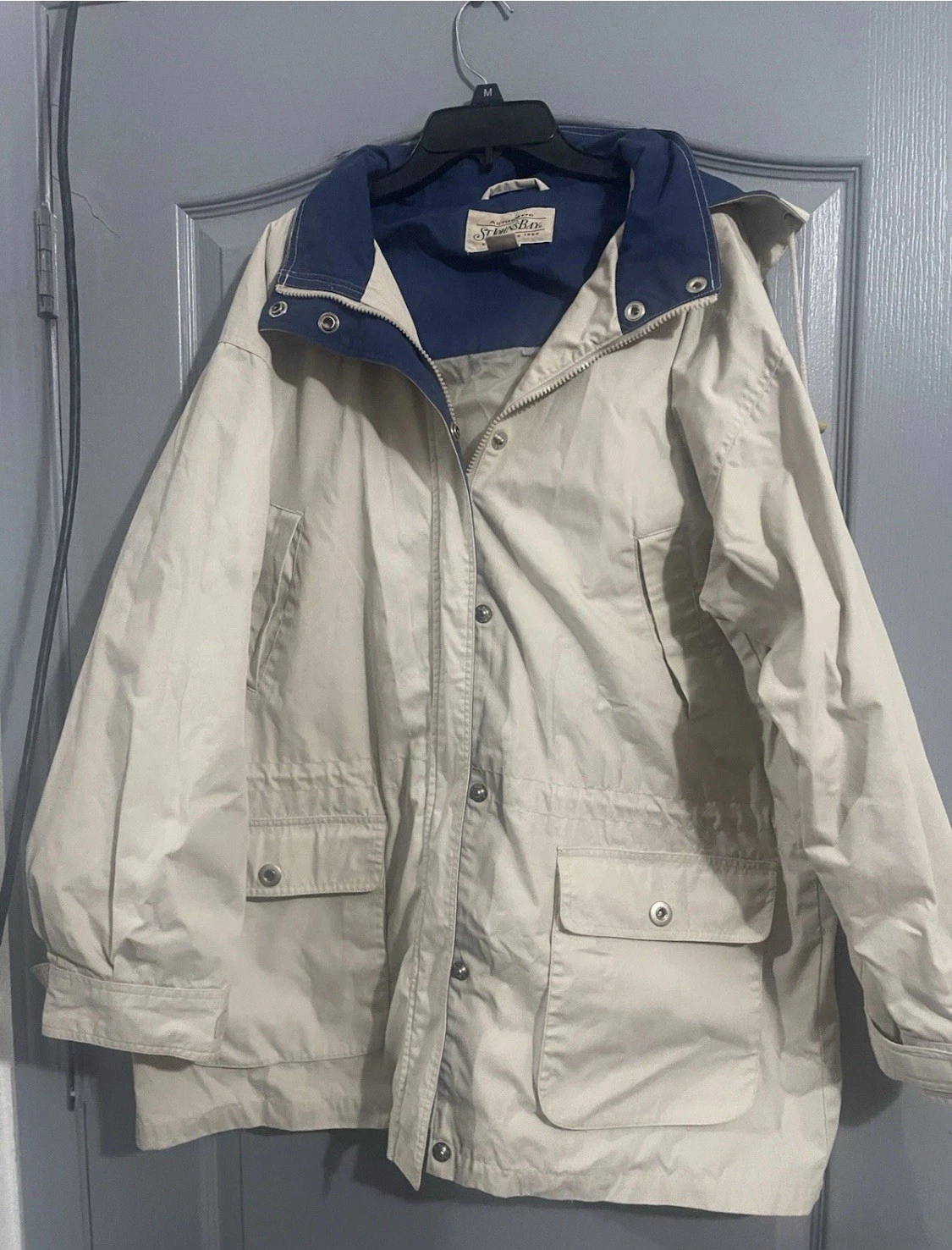 Vintage St. Johns Bay Coat Tan Chore Barn Jacket Lined X-Large