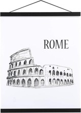 Ywlake A4 Posterleiste Posterschiene Posterleisten, Magnet Magnetische Holz