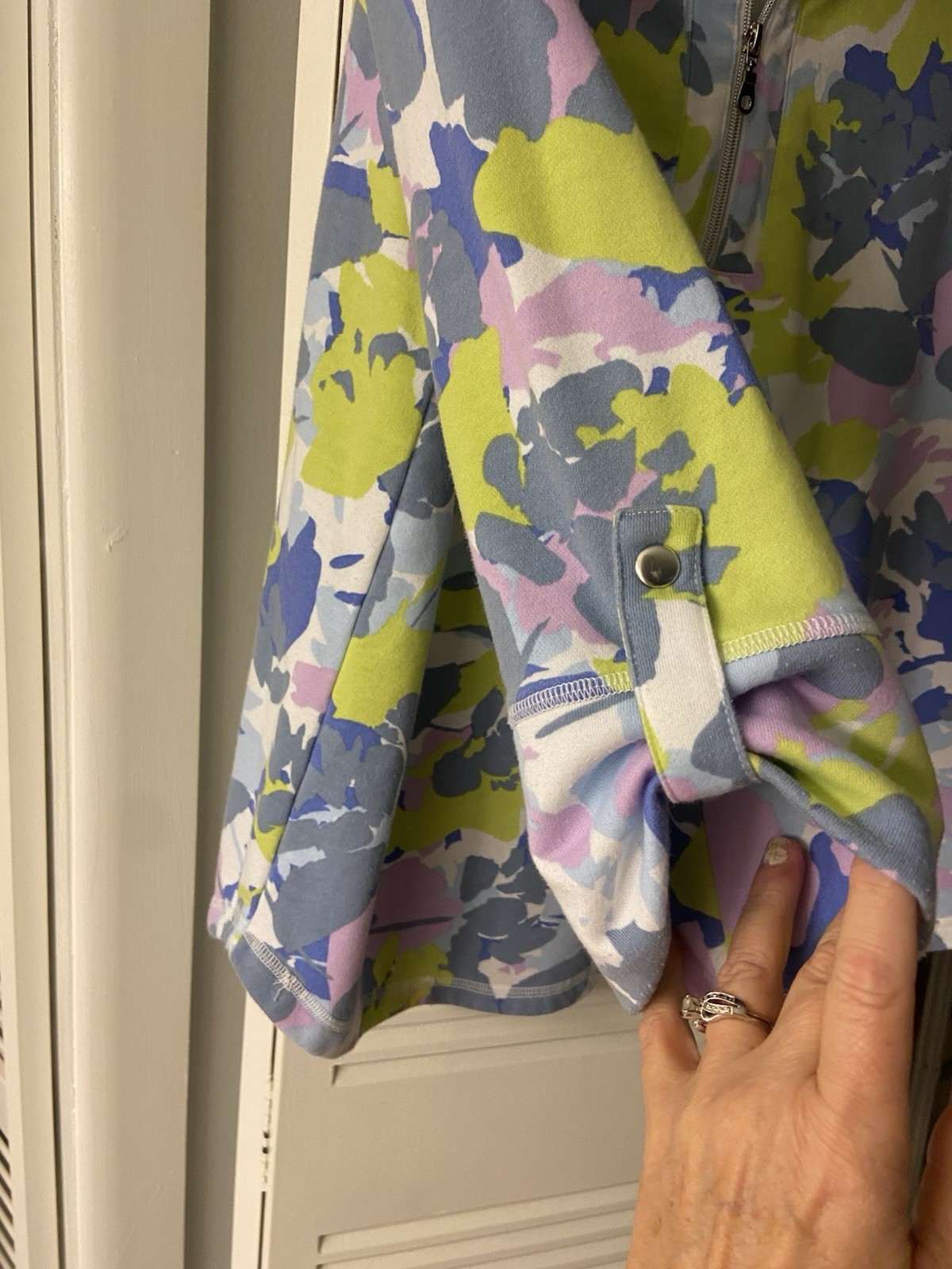 Ruby Rd Pullover Multi Color Abstract Floral Prin… - image 4