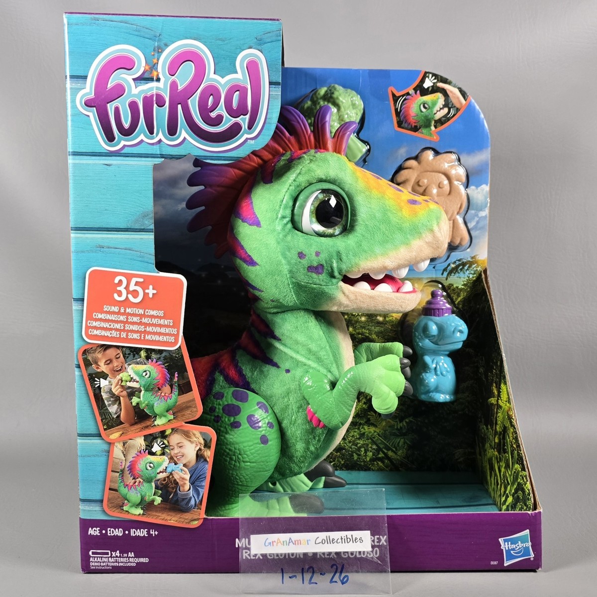 furReal Friends Munchin Rex Interactive Toy Dinosaur (Green) Baby
