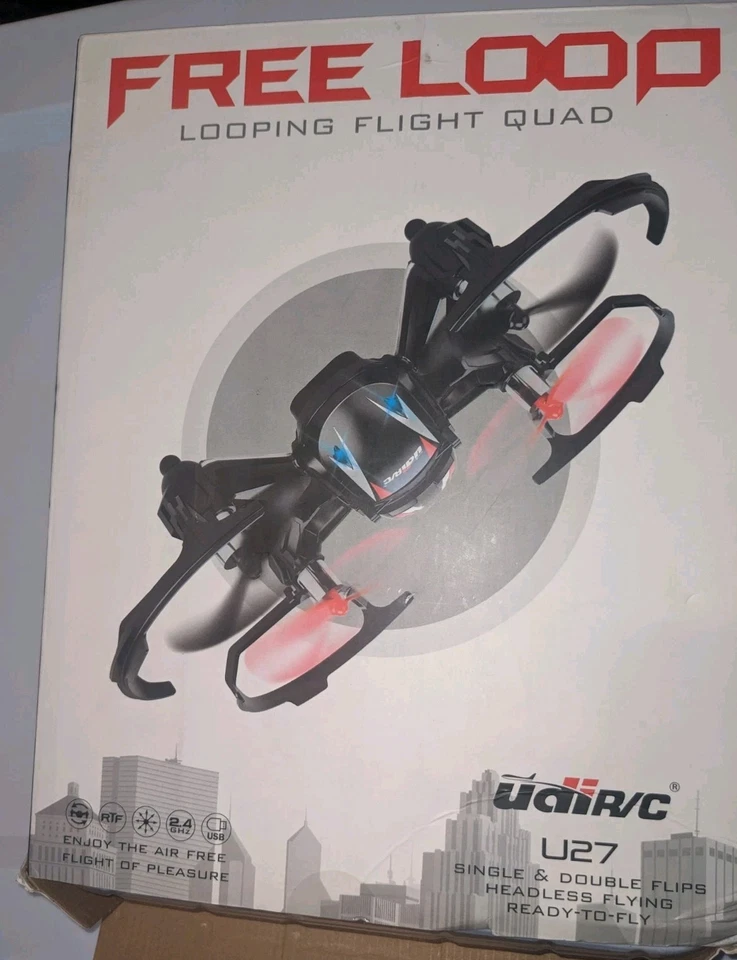 RC Drone - UDI U27 - 2.4ghz 4 Channel Axis Remote Control Quadcopter - Free Loop - Image 2 of 4