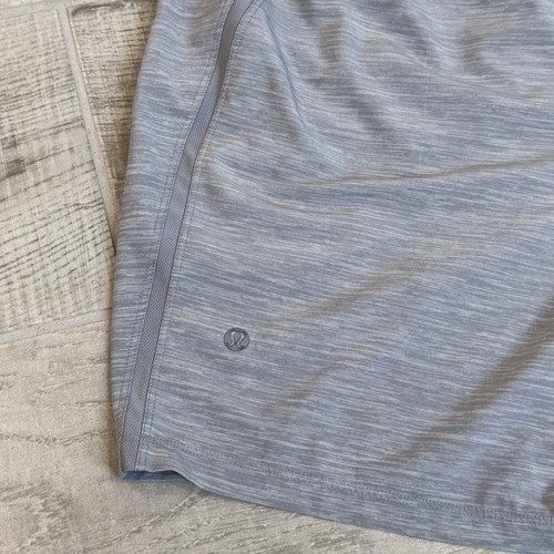 Lululemon Pace Breaker 7” Short Linerless Heather Gray Light Cast Large - Picture 5 of 6