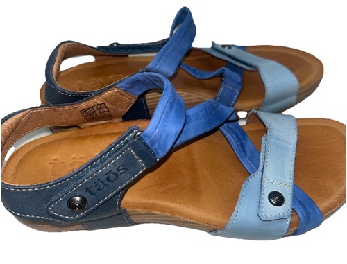Taos Footwear Women's Multiverse Blue Multi Sandal, Size 8-8.5 - Picture 3 of 12