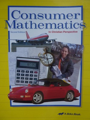 7 BOOK SET OF CONSUMER MATH IN CHRISTIAN PERSPECTIVE! Student Book & Teacher...